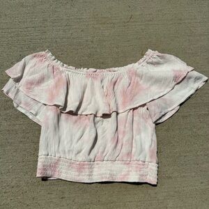 Pink Off The Shoulder Top Size: S